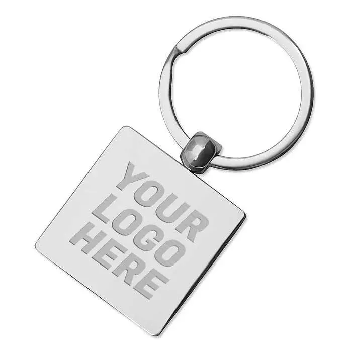 Laser Engraved Metal Keychain